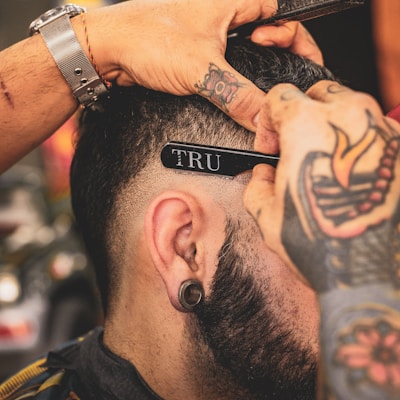 Fade haircut